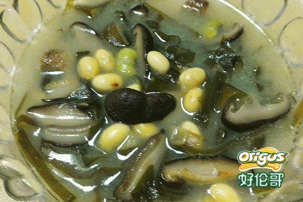 海带香菇豆汤