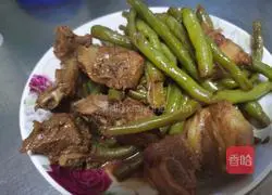 Pork Ribs Stewed with Beans (Illustration of the sweet version 13