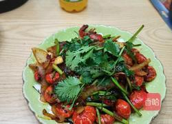 辣炒龙虾尾的做法图解4