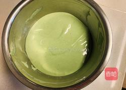 抹茶斑马纹戚风蛋糕的做法图解9