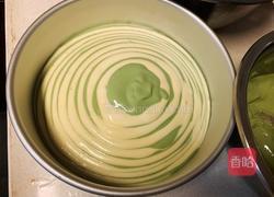 抹茶斑马纹戚风蛋糕的做法图解12