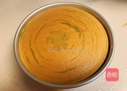 抹茶斑马纹戚风蛋糕的做法图解15