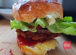 鸡肉汉堡的做法图解10