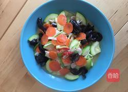 西葫芦黑木耳炒肉片的做法图解9