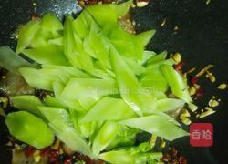 莴笋炒腊肉的做法图解6