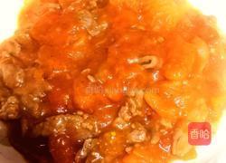 番茄炒牛肉的做法图解5