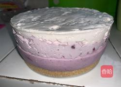 渐变蓝莓冻芝士蛋糕的做法图解15