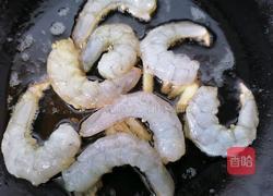油菜炒虾仁的做法图解6