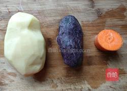 干煸双色土豆丝的做法图解2