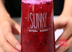 红颜火龙果的做法(小兔奔跑饮品培训)的做法图解8