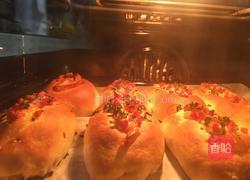 香葱火腿肉松面包的做法图解13