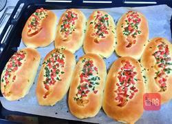 香葱火腿肉松面包的做法图解14