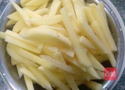 家庭版自炸薯条的做法图解2