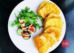 简易健康早餐鸡蛋馒头片的做法图解6