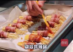 烤金针培根卷的做法图解5