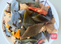 海带炒肉片的做法图解5