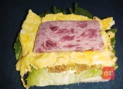 懒人版鸡蛋火腿三明治的做法图解9