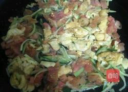 番茄鸡蛋菠菜面块的做法图解10