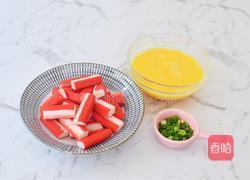 蟹柳鸡蛋便当的做法图解2