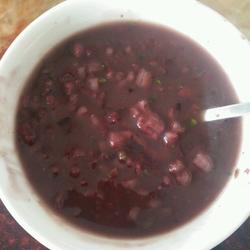 紫米鸡肉粥的做法[图]