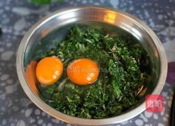 野荠菜炒鸡蛋的做法图解2