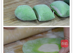 百菜不如白菜，白菜又名百财！做一盘翠绿欲滴的翡翠白菜饺吧！的做法图解8