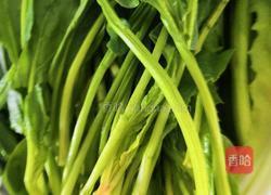 酱汁菠菜的做法图解1