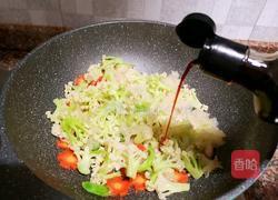 银耳炒菜花的做法图解10