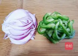 Illustration of how to make black pepper denim bone bento 2