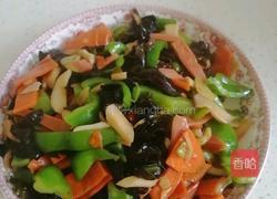 五彩杏鲍菇的做法图解12