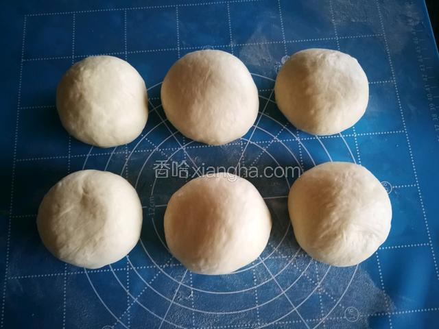 分成6等份，再醒10分钟。