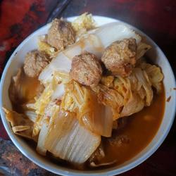 大白菜烧圆子的做法[图]