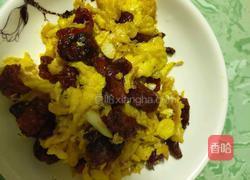 腊肠炒鸡蛋的做法图解8