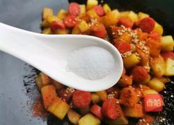 孜然火腿土豆丁的做法图解11