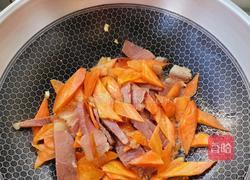 腊肉炒芦笋的做法图解5