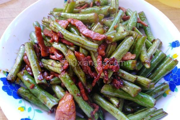 速成肉丝干煸豆角