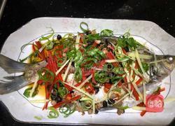 豆豉蒸武昌鱼的做法图解7