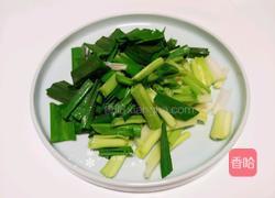 蒜苗炒香干的做法图解3