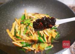 蒜苗炒香干的做法图解12