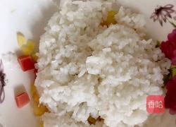 玉米午餐肉饭团的做法图解2