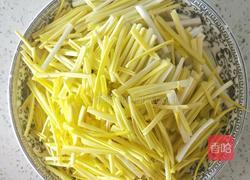 肉丝蒜黄的做法图解4