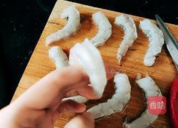 韭菜炒南美白对虾的做法图解4