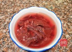 蒜苗炒猪肝的做法图解2