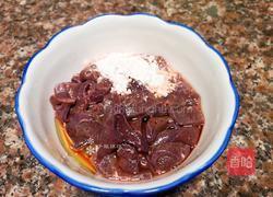 蒜苗炒猪肝的做法图解5