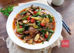 蒜苗炒猪肝的做法图解16