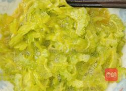 苦瓜炒鸡蛋便当的做法图解5