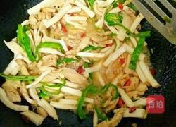 杏鲍菇烧鸡脯肉的做法图解4