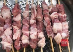 平底锅烤羊肉串的做法图解1