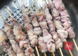 平底锅烤羊肉串的做法图解2