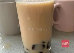 Illustration of how to make pearl milk tea 18